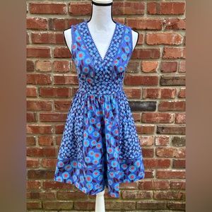 Kate Spade Blue Tangier Floral Dress